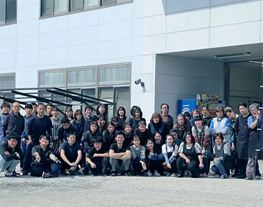 剣道防具の製造スタッフ